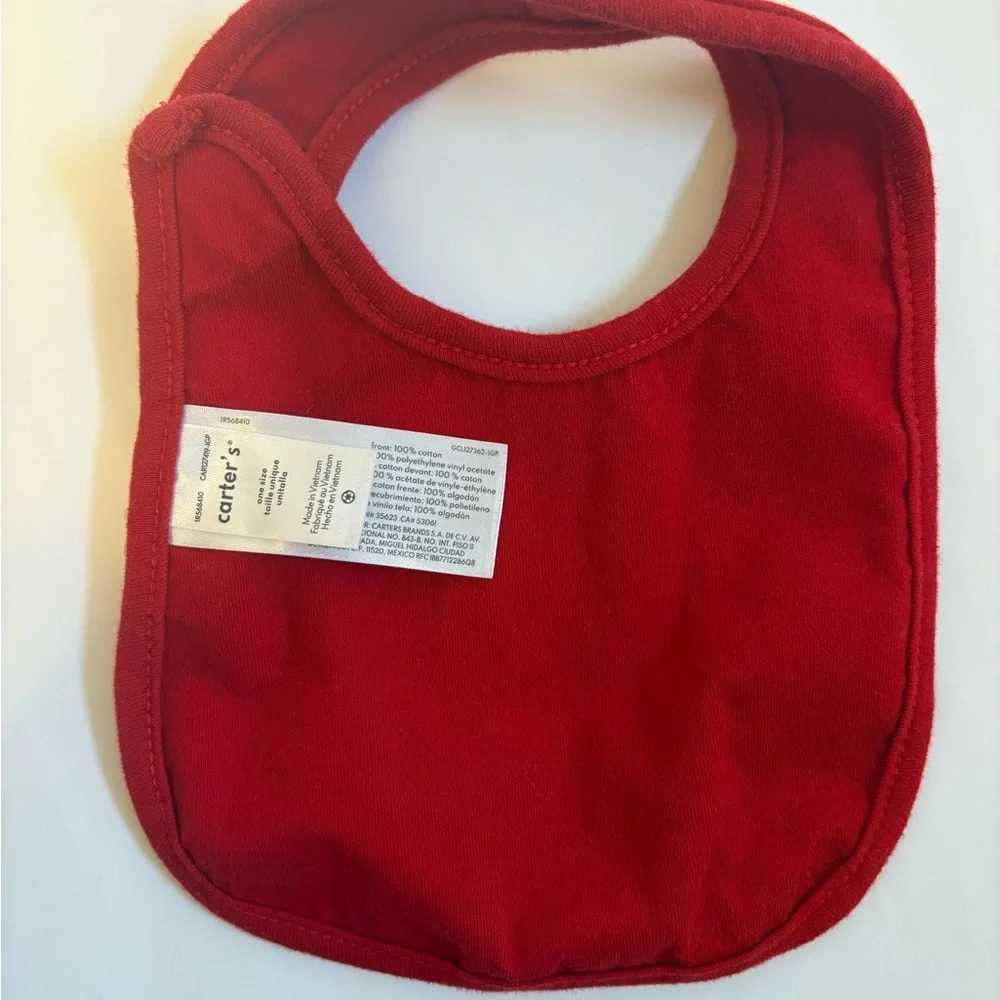 Carters Holiday Baby Bibs Thanksgiving Christmas Easter Halloween drool bib OS